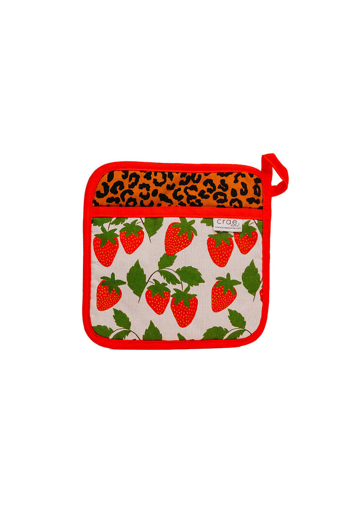 Berries and Cherries: 2 Oven Mitt + 1 Pot Pad Bundle Pack