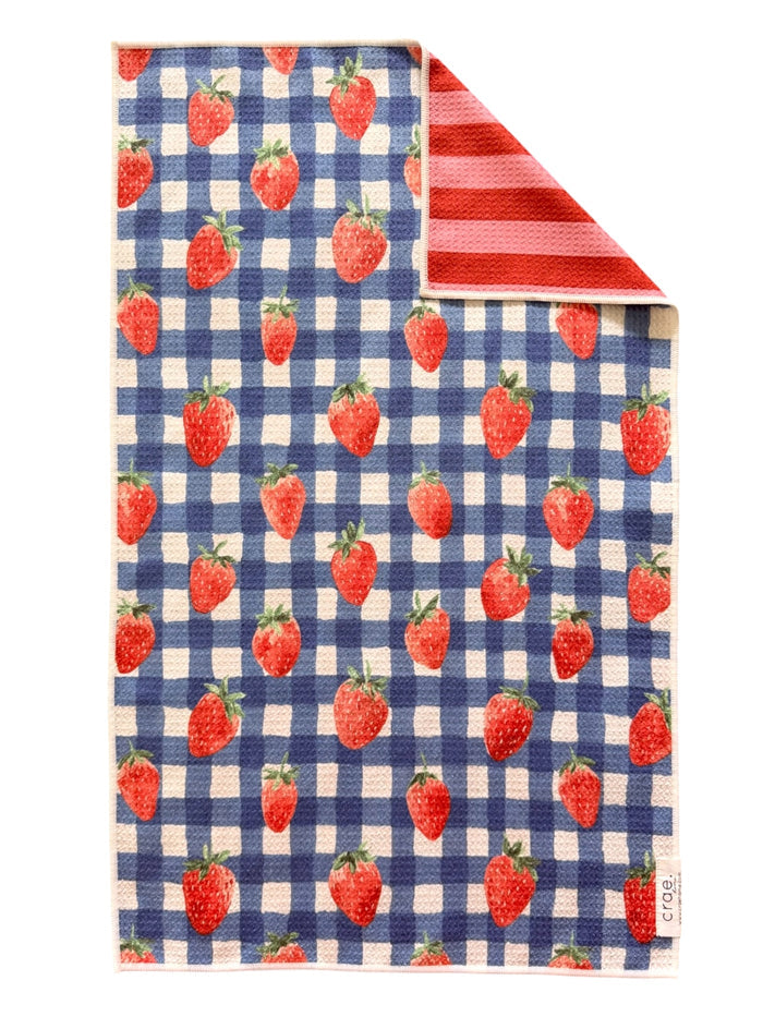 Berry Sweet Picnic: Reversible Hand Towel