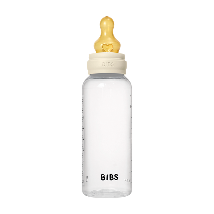 BIBS Baby BPA-Free Polypropylene Bottle Set 9oz Latex | Medium Flow