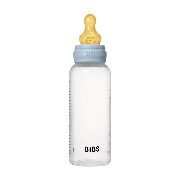 BIBS Baby BPA-Free Polypropylene Bottle Set 9oz Latex | Medium Flow