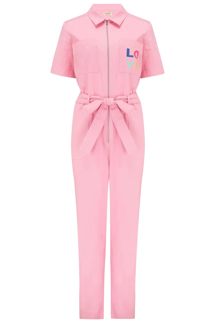 Billy Boilersuit (Pink, Love Pocket)