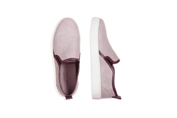 Moral Code Birch Women's Vegan Slip-on Sneaker - #color_mauve