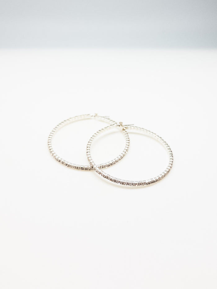 Bizzy Silver Hoops