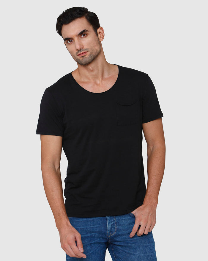 Black Crew Neck T-Shirt