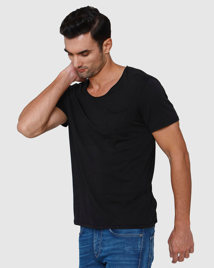 Black Crew Neck T-Shirt