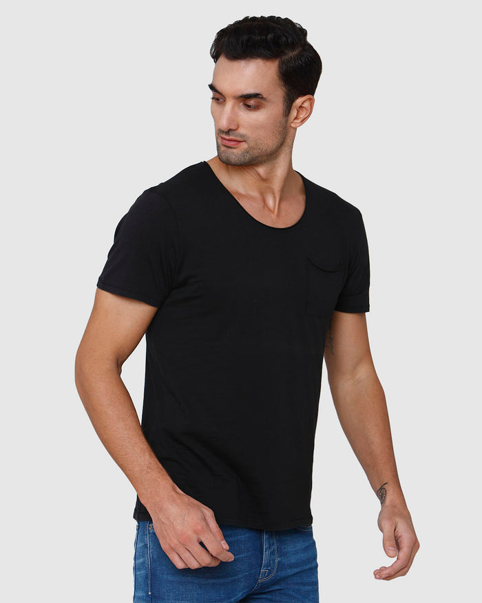 Black Crew Neck T-Shirt