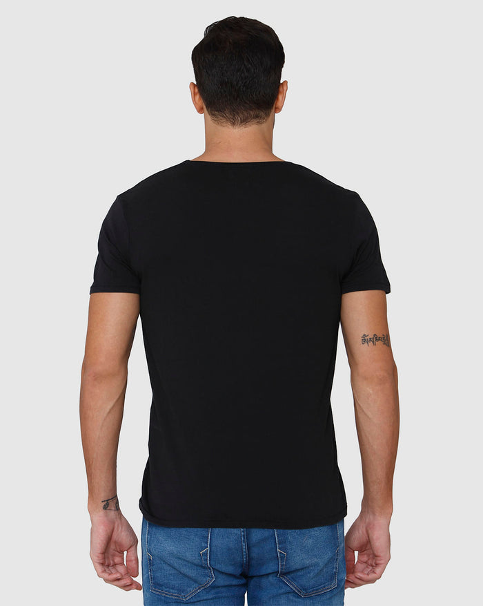 Black Crew Neck T-Shirt