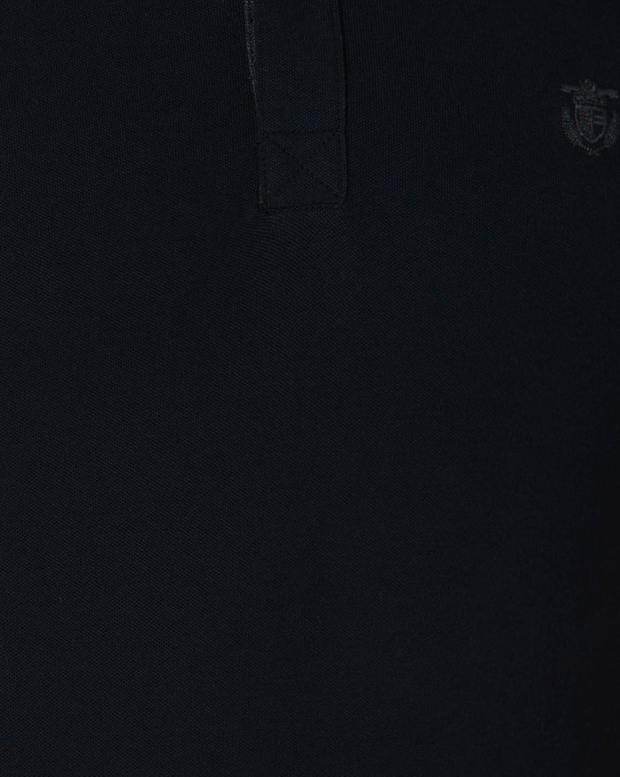 Black Polo Neck T-Shirt