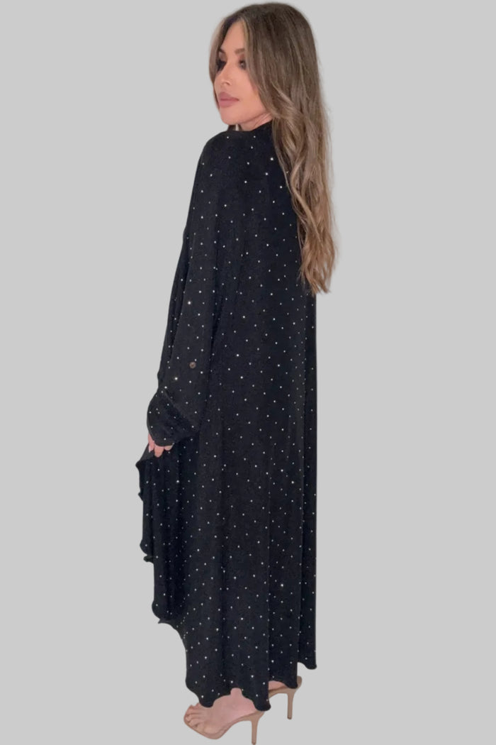 Black Studded Duster - Born To Glam