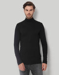 Black Turtle Neck T-Shirt