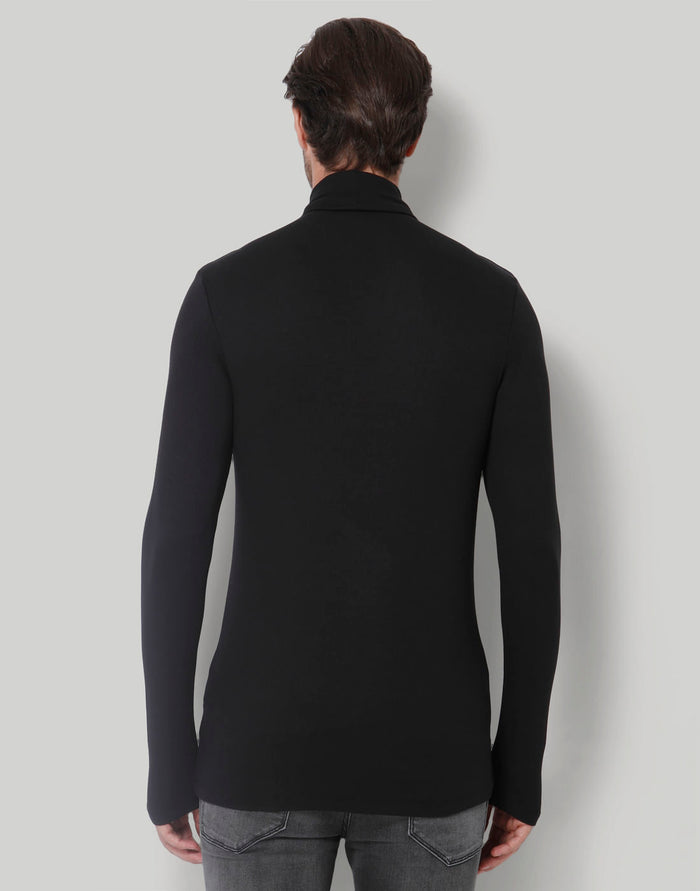 Black Turtle Neck T-Shirt