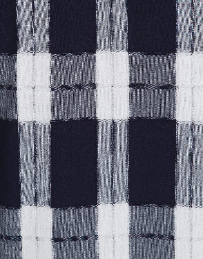 Blue Check Full Sleeves Shirt