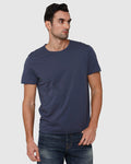 Blue Crew Neck T-Shirt