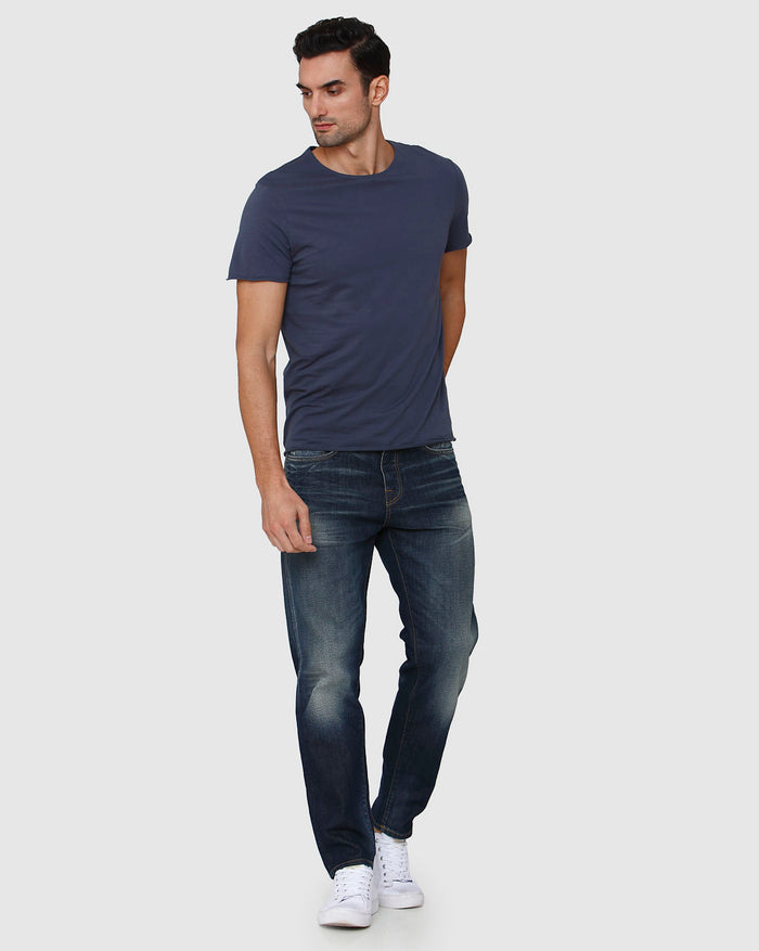 Blue Crew Neck T-Shirt