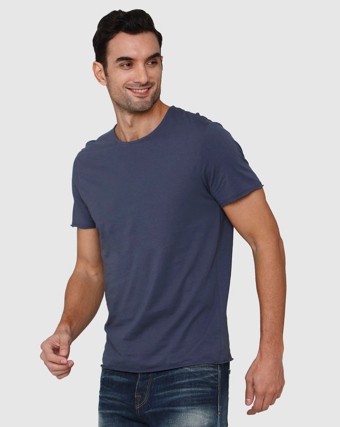 Blue Crew Neck T-Shirt