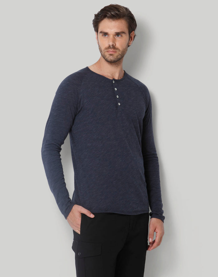 Blue Crew Neck T-Shirt