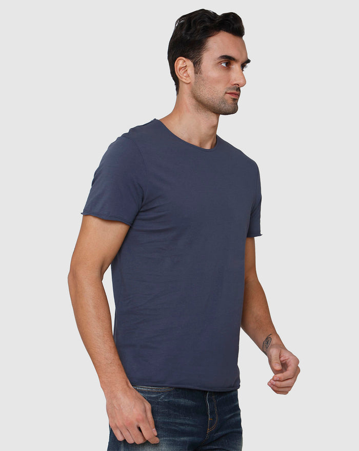 Blue Crew Neck T-Shirt