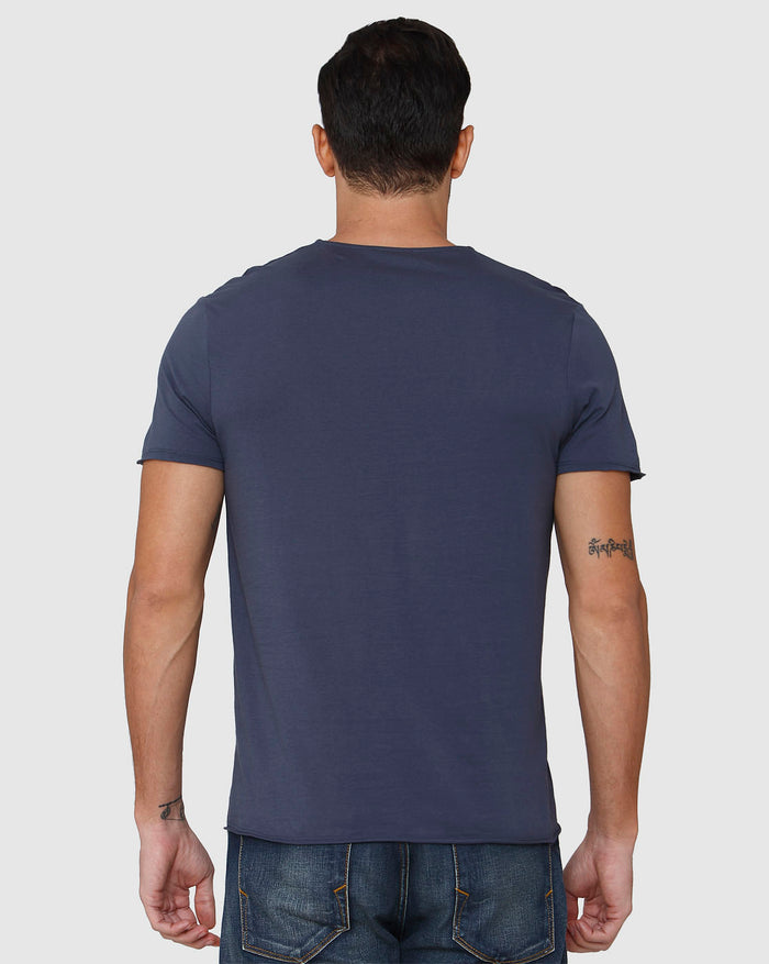 Blue Crew Neck T-Shirt