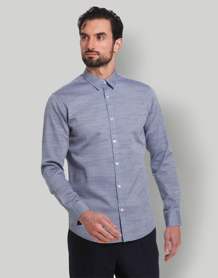 Blue Full Sleeves Shirt