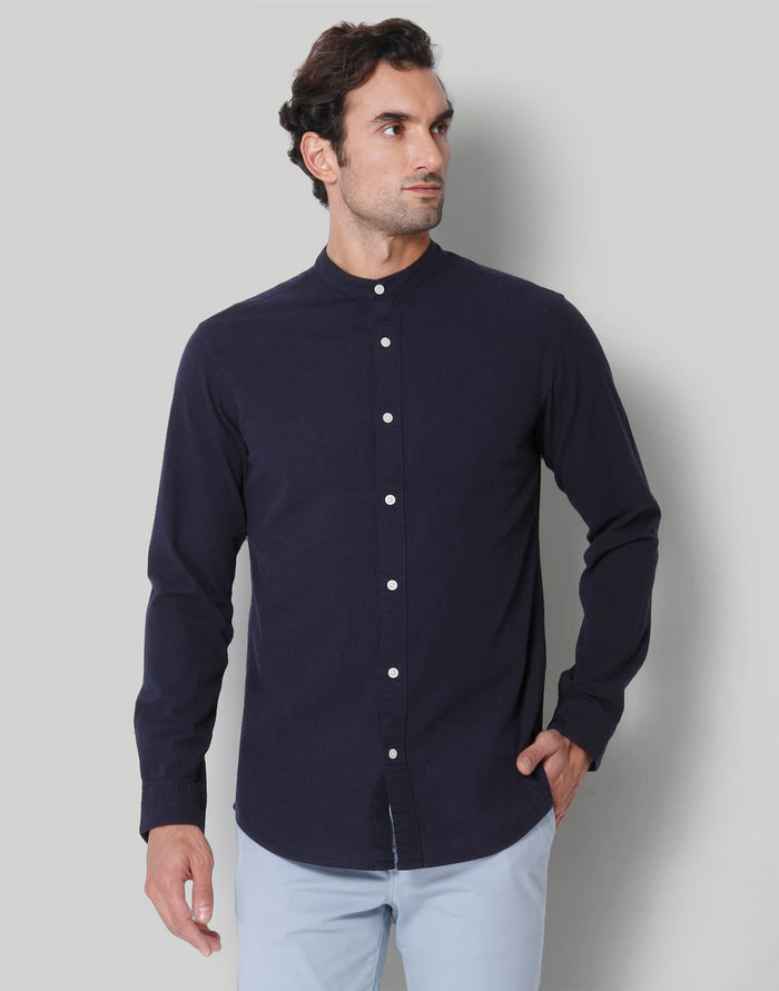 Blue Full Sleeves Shirt