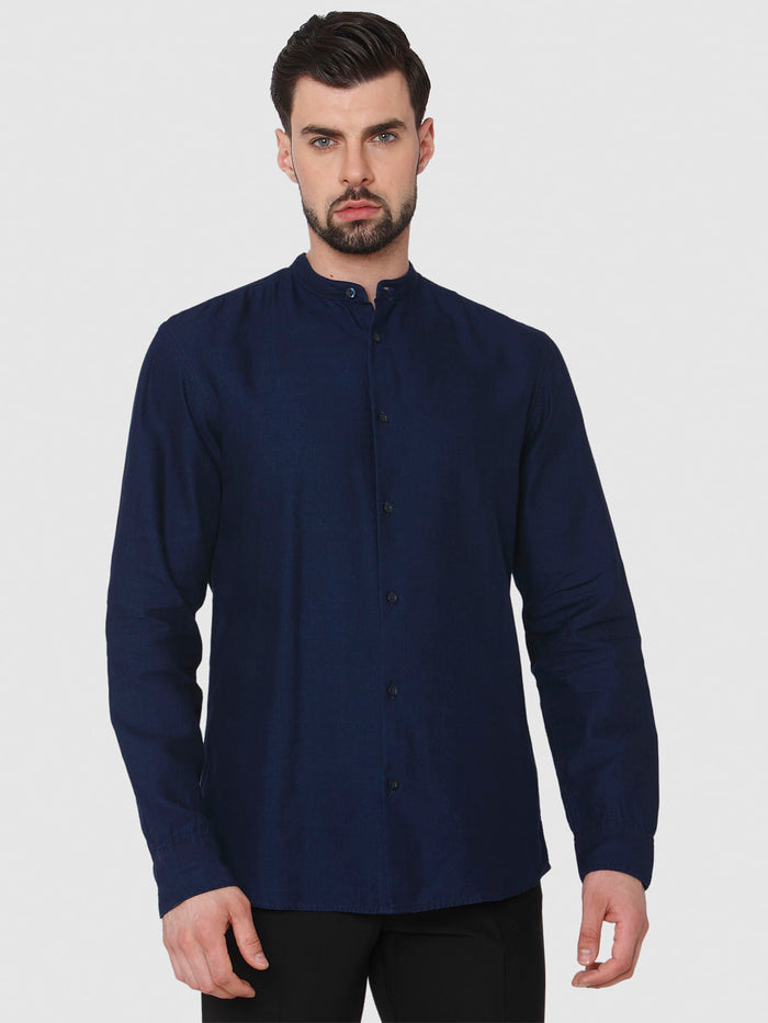 Blue Full Sleeves Shirt