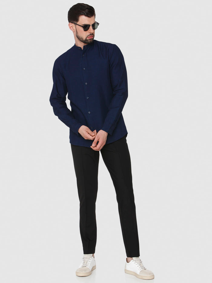 Blue Full Sleeves Shirt