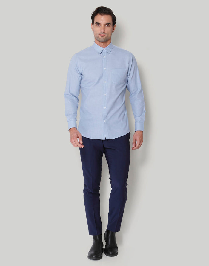 Blue Full Sleeves Shirt
