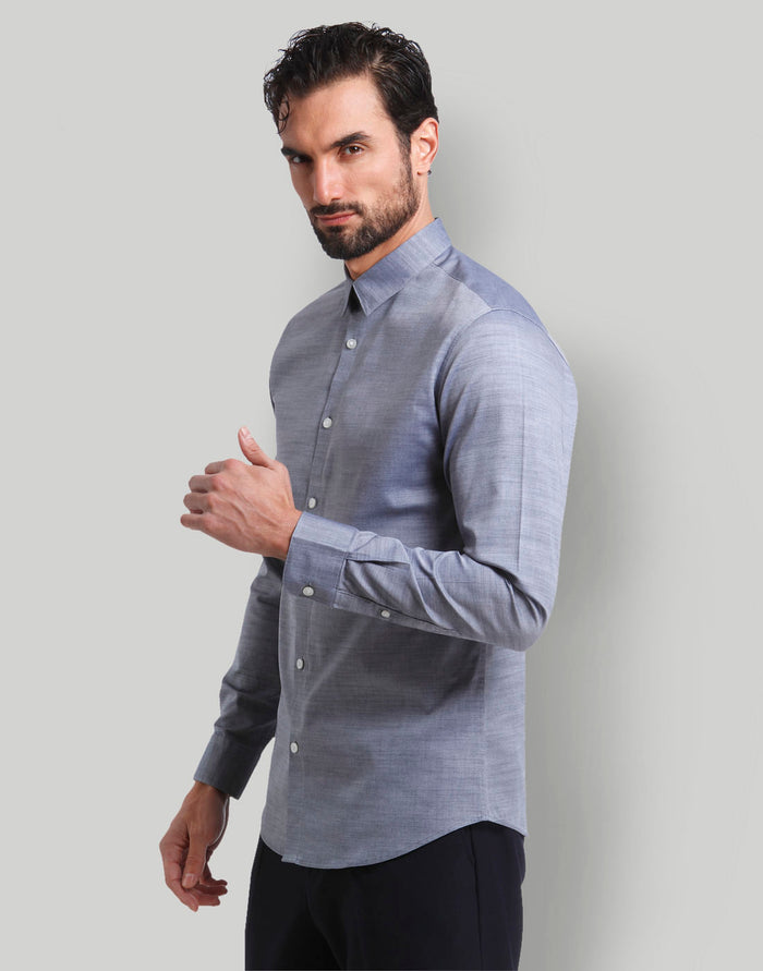 Blue Full Sleeves Shirt