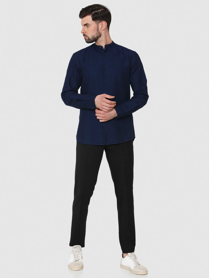 Blue Full Sleeves Shirt