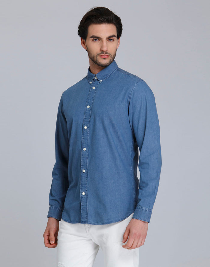 Blue Full Sleeves Shirt