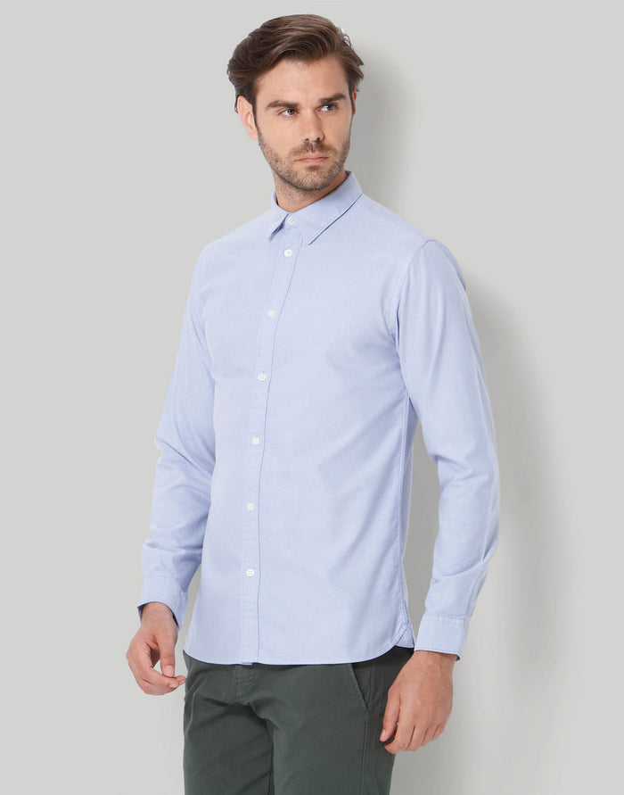 Blue Full Sleeves Shirt