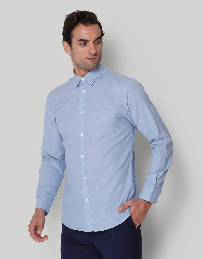 Blue Full Sleeves Shirt