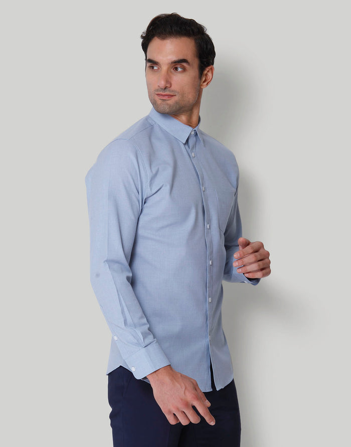 Blue Full Sleeves Shirt