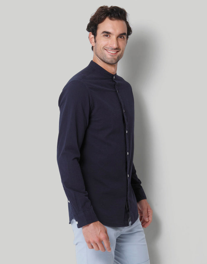 Blue Full Sleeves Shirt