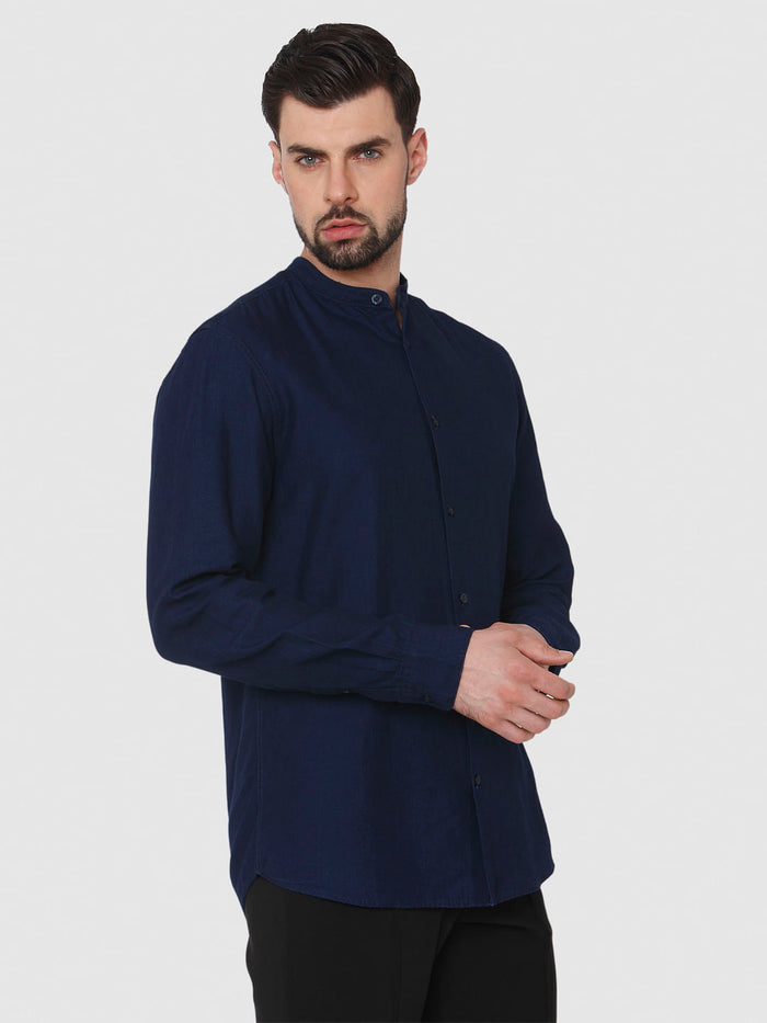 Blue Full Sleeves Shirt