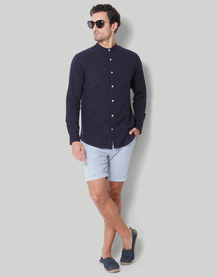 Blue Full Sleeves Shirt