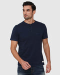 Blue Henley T-Shirt