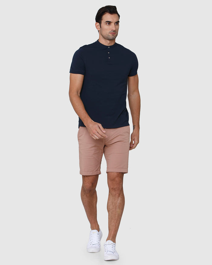 Blue Henley T-Shirt