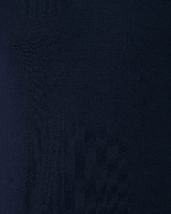 Blue Polo Neck T-Shirt