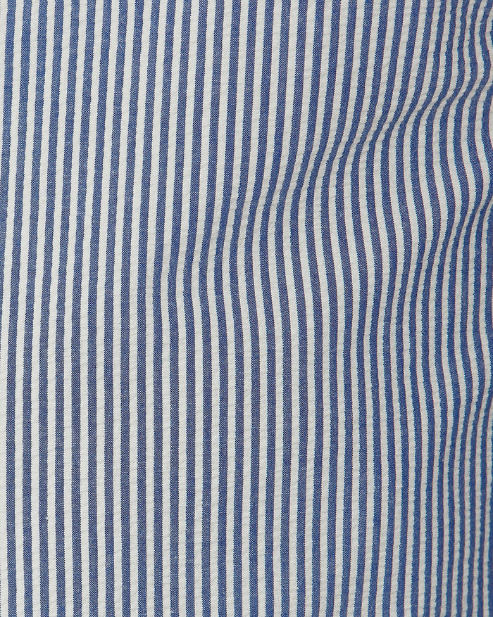 Blue Printed Full Sleeves Shirt