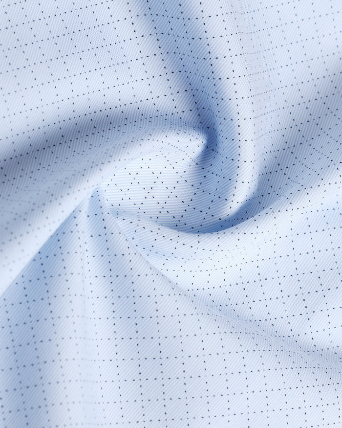 Blue Printed Shirt - Cube