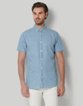 Blue Short Sleeves Shirt