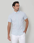Blue Short Sleeves Shirt