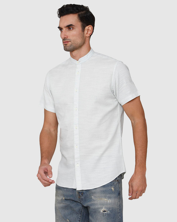 Blue Short Sleeves Shirt