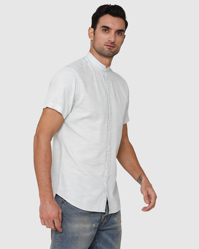 Blue Short Sleeves Shirt