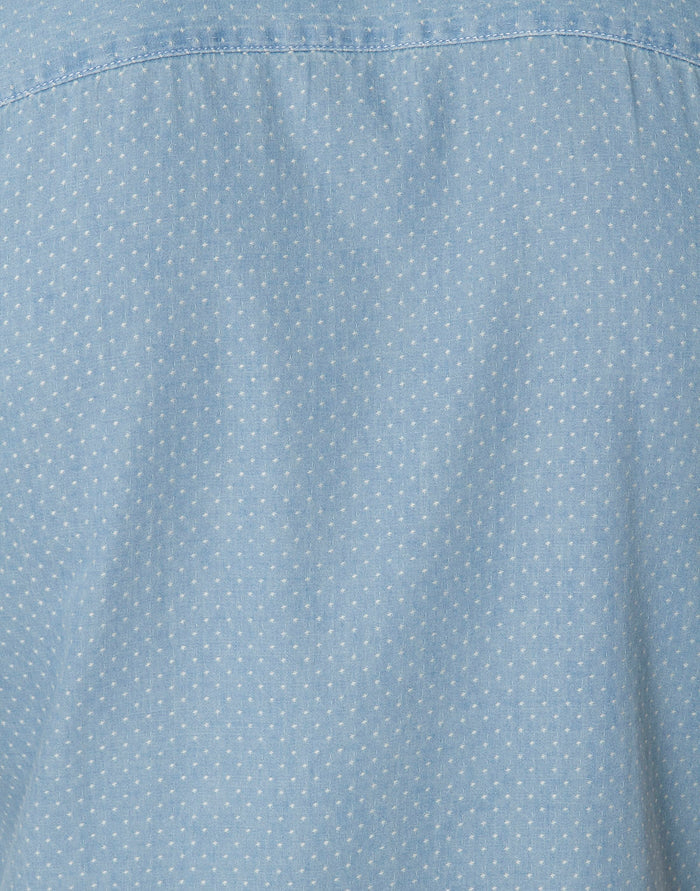 Blue Short Sleeves Shirt