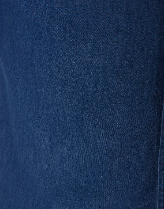 Blue Short Sleeves Shirt