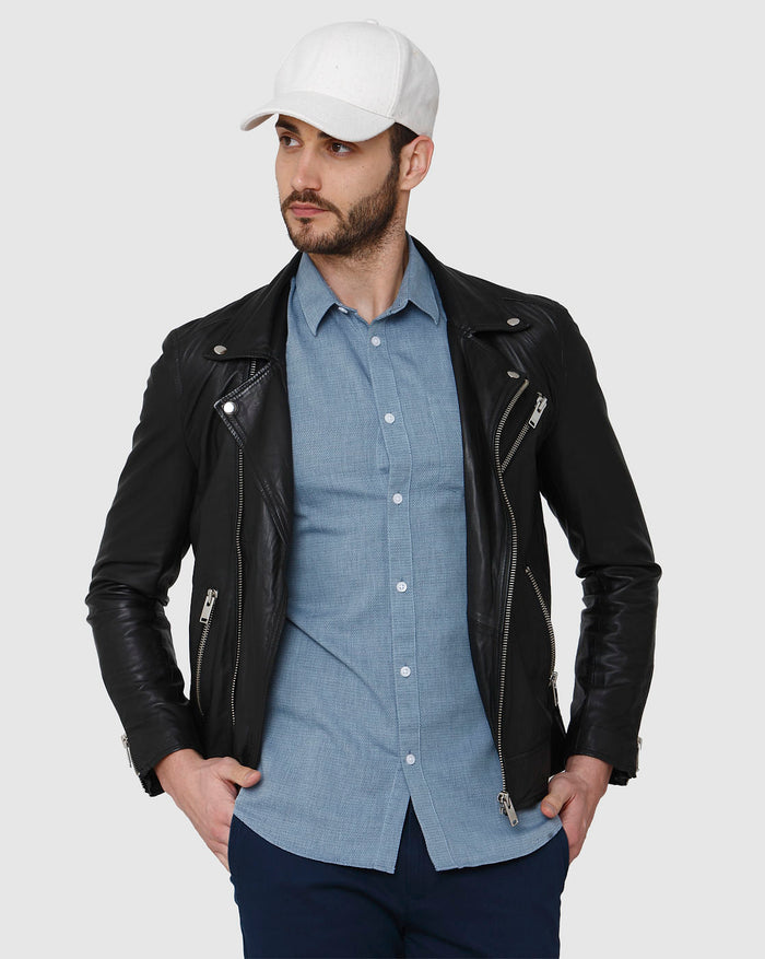 Blue Short Sleeves Shirt