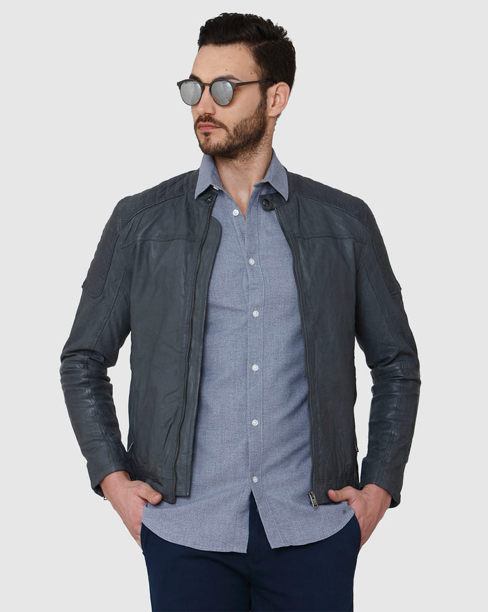 Blue Short Sleeves Shirt