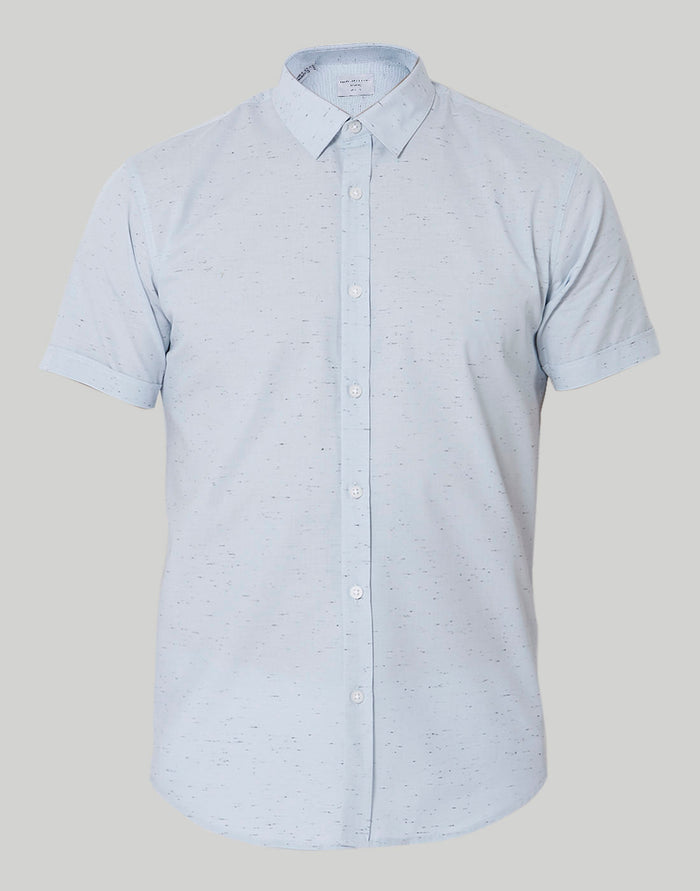Blue Short Sleeves Shirt